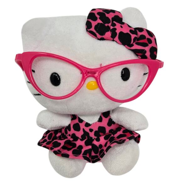 Ty Other - Ty Hello Kitty Fashionista Pink Glasses Cat Kitten Stuffed Animal Plush Toy